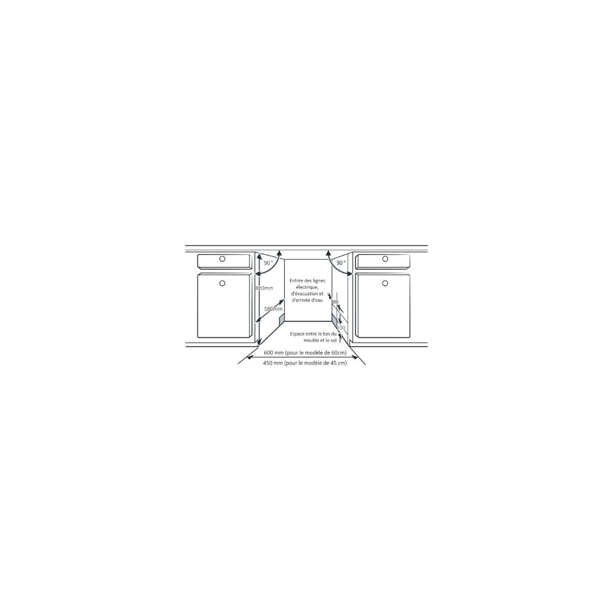 Lave vaisselle encastrable LISTO LLVF47D - 5