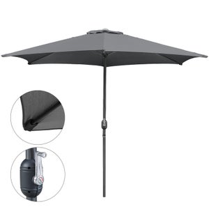 Manivelle De Parasol De Remplacement – Plastique Noir – Facile à Installer – Compatible Parasols De Jardin, Terrasse, Plage