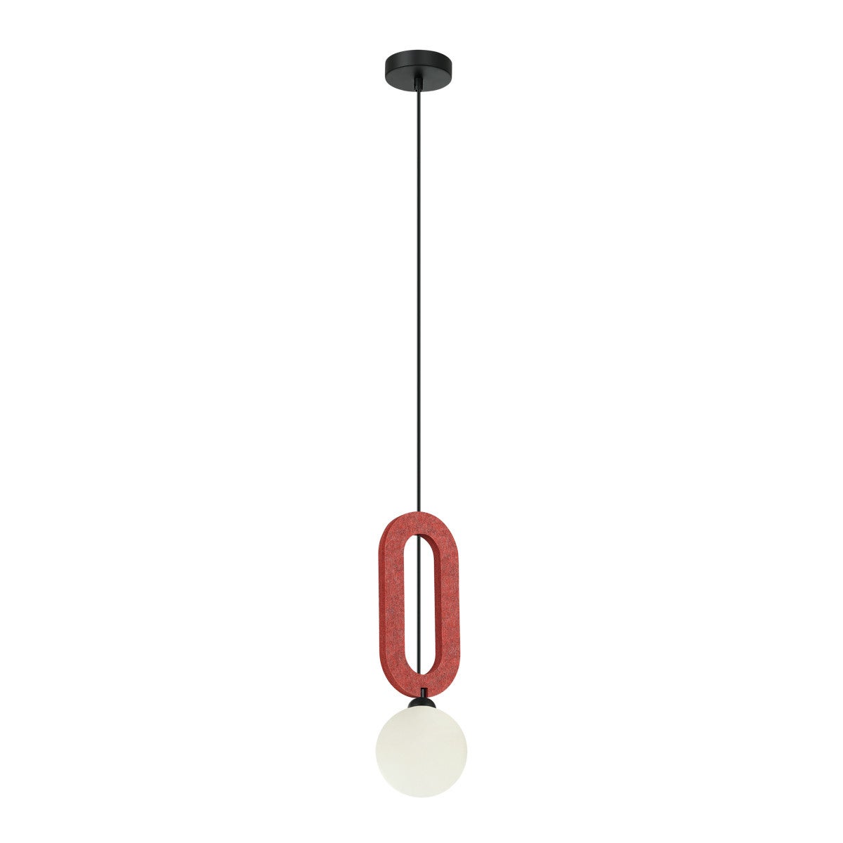 Lampa wisząca MASSO czarna 1 x G9 x 25W wym: 118 x 12 x 12 cm Italux