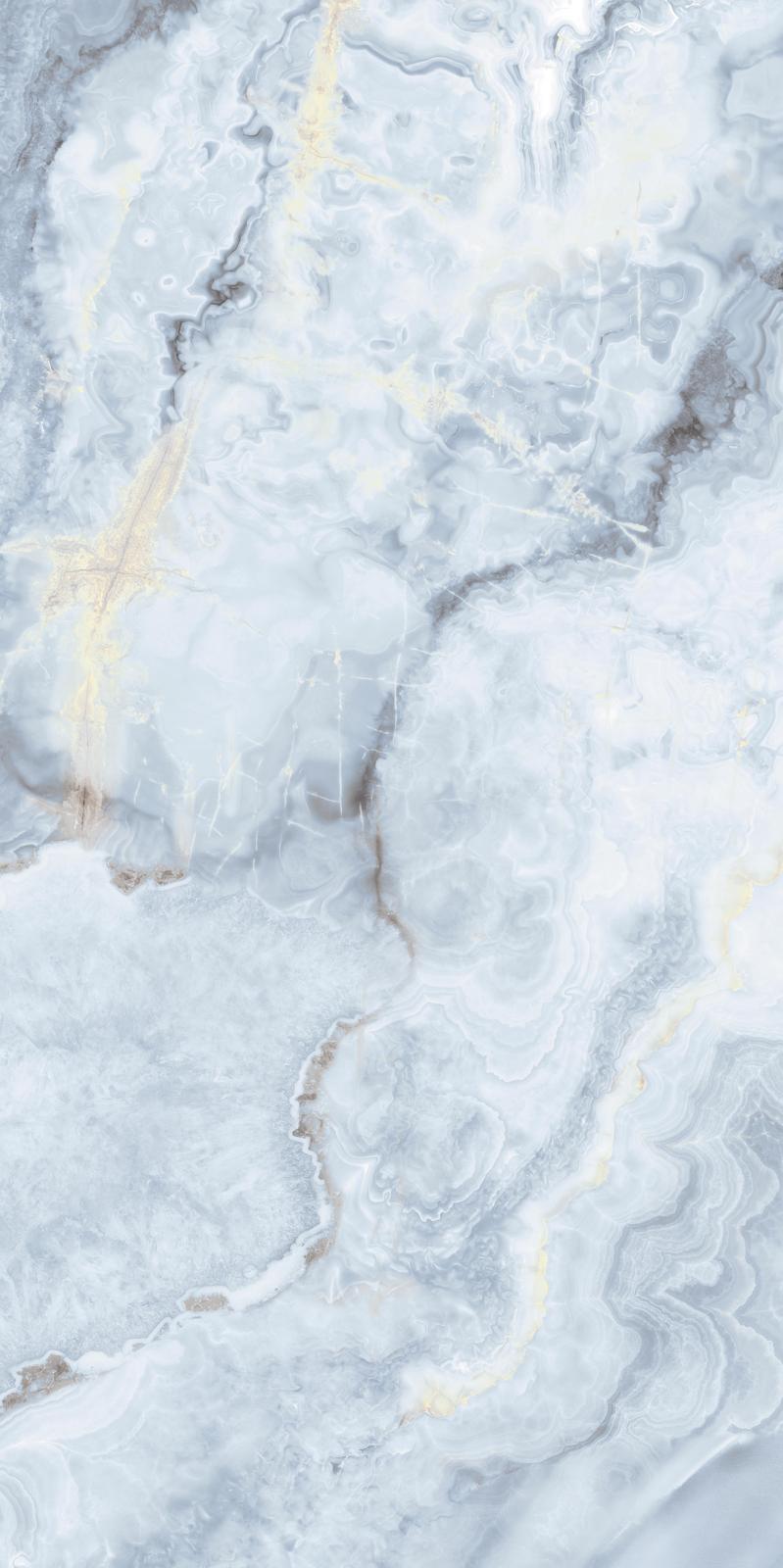 Carrelage sol/mur effet marbre bleu clair ONI POLISHED PEARL Full Lappato int/ext l.120 x L.60 cm CERALUX - 5