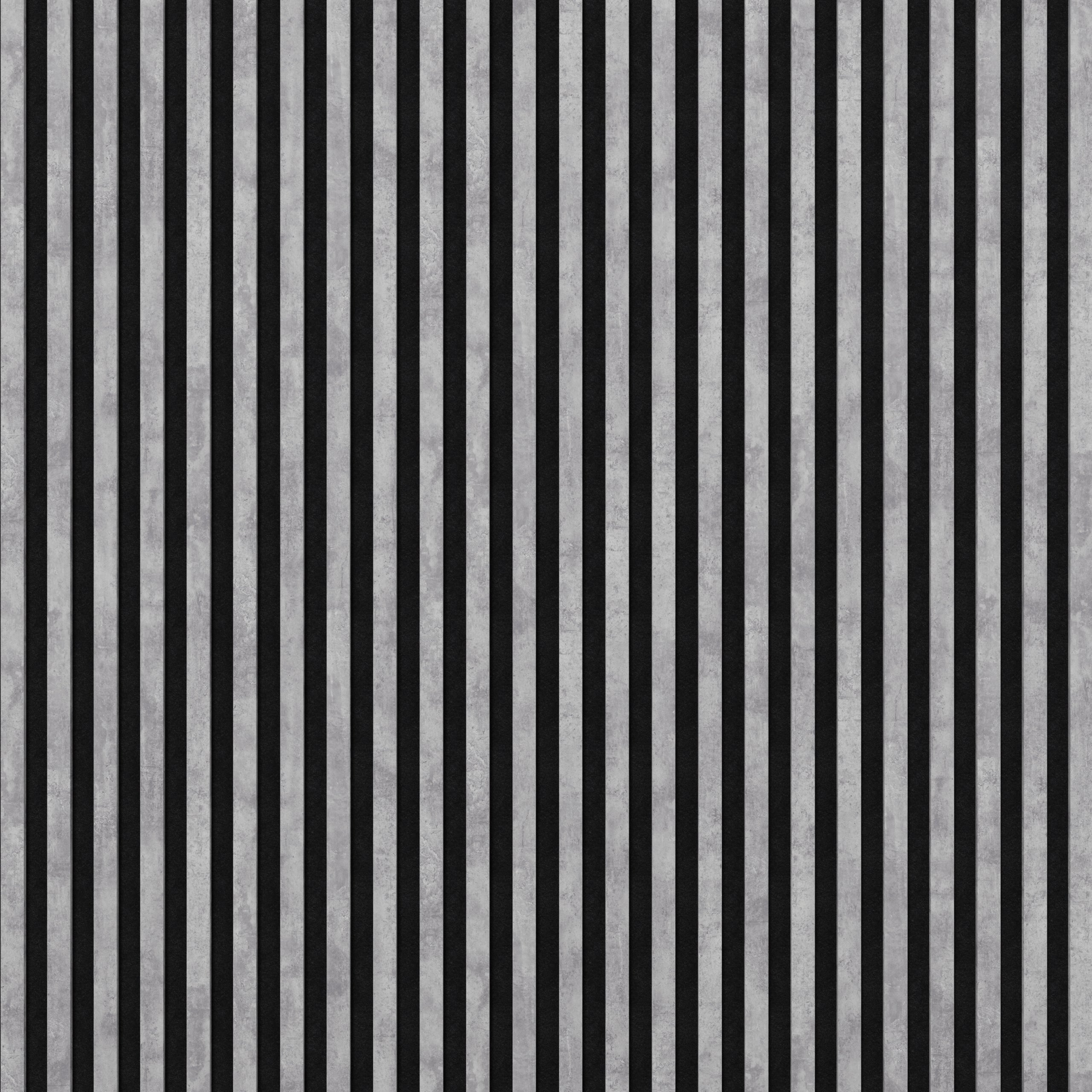 Panneau Tasseau Acoustique effet tasseau bois en feutre 1200mm x 605mm urban sur noir Linea Proline Stegu Ensemble de 4 pièces - 8