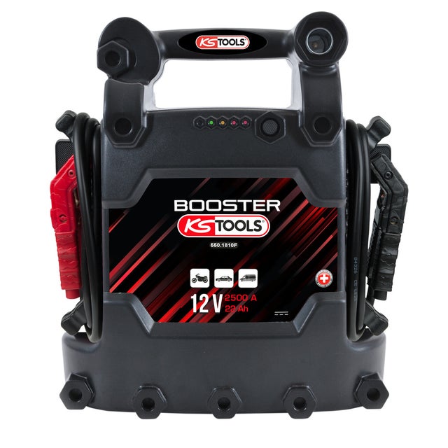 KS TOOLS - Booster à batterie 12 V - 2500 A - 550.1810F