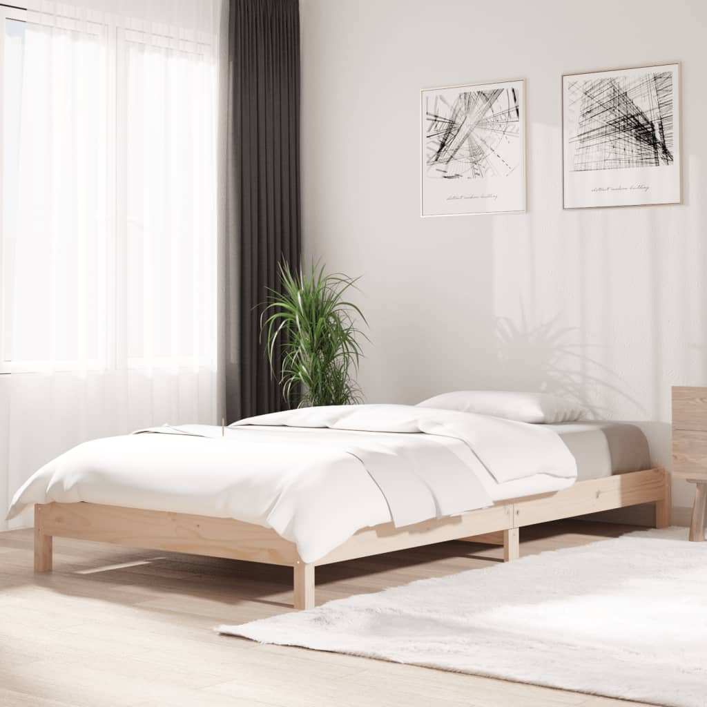 Lit Superposé Enfant Avec Toit Blanc En Pin Massif 75x190 Cm – Mezzanine Sécurisée Pour Chambre Spacieuse