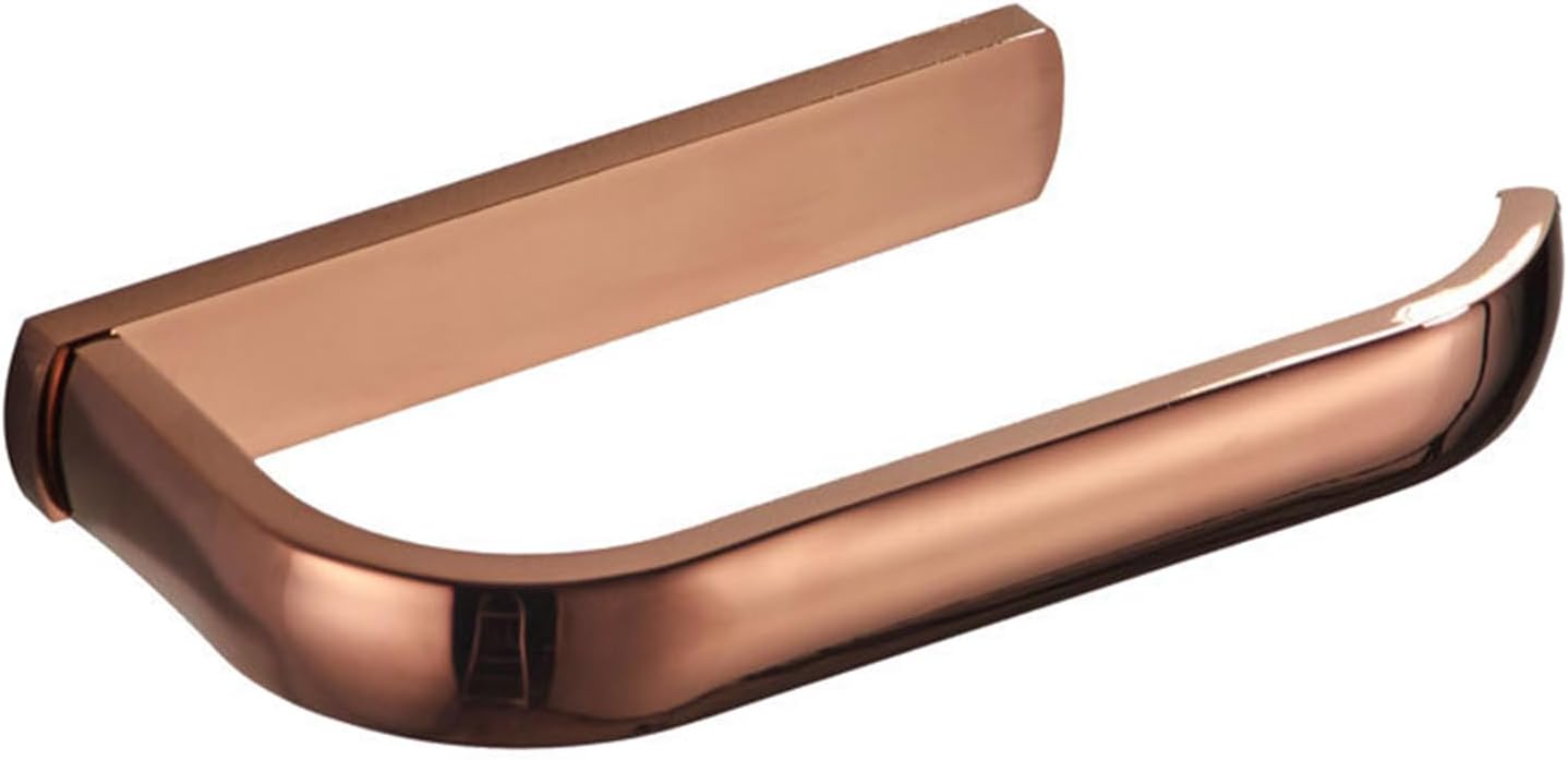 Uchwyt na ręczniki papierowe - wiszący uchwyt na ręczniki papierowe, uchwyt na ręczniki papierowe pod szafką, różowe złoto