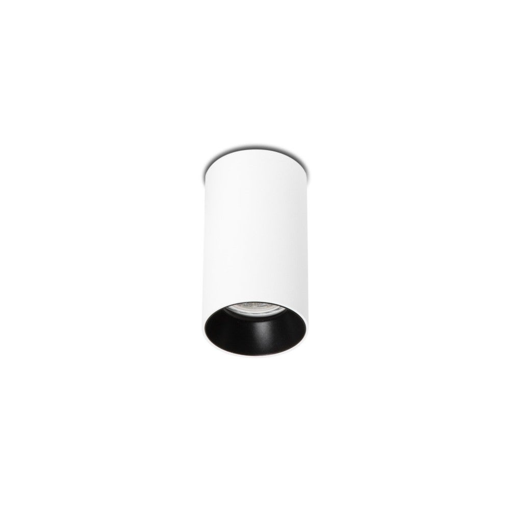 Faro Barcelona - Lampa sufitowa Stan GU10 max 5W - Metal malowany, montaż sufitowy, żarówka nie jest dołączona - Biała