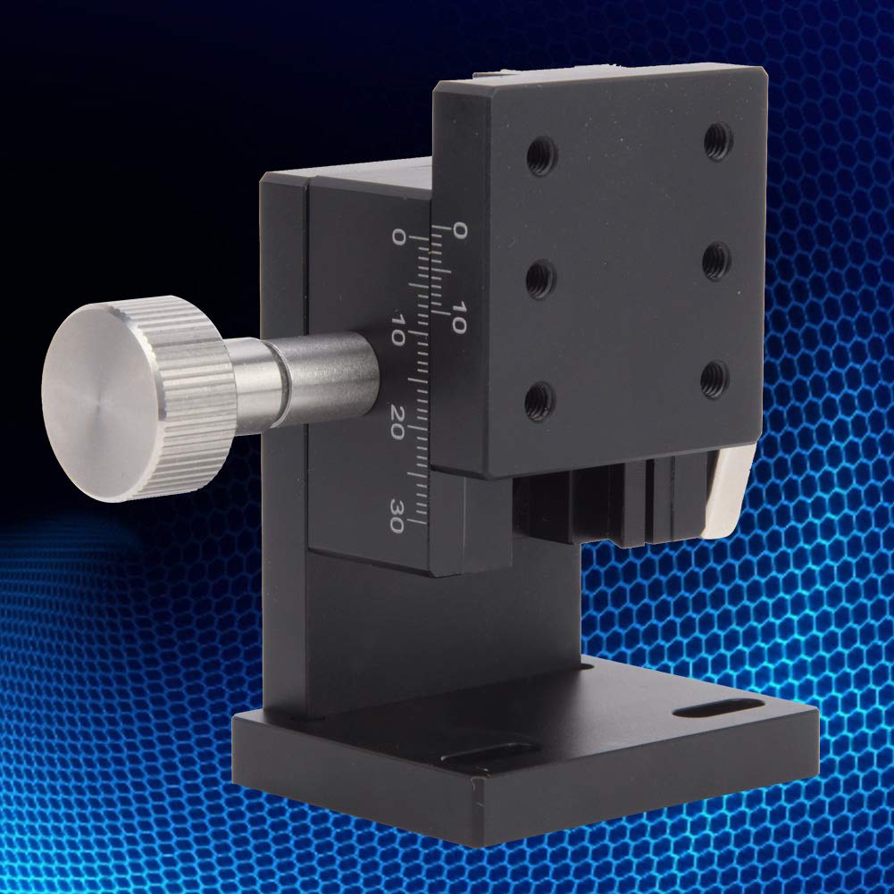 SEMZL60-ACR Étage Linéaire 60x60mm - Plateforme Coupe Manuelle - Tête Différentielle Micromètre Z - Guide Linéaire Rouleau Croisé