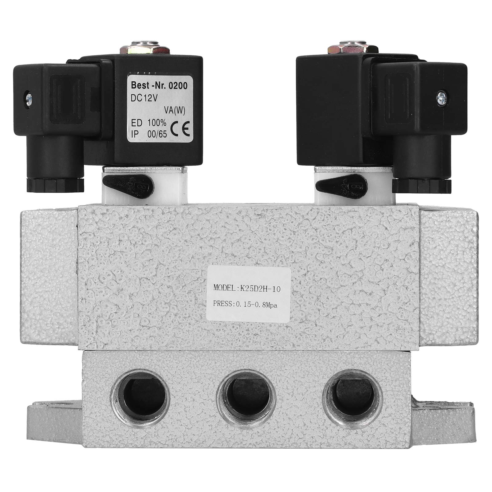 Électrovanne pneumatique à double contrôleur électrique 5 voies G3/8 po — free download