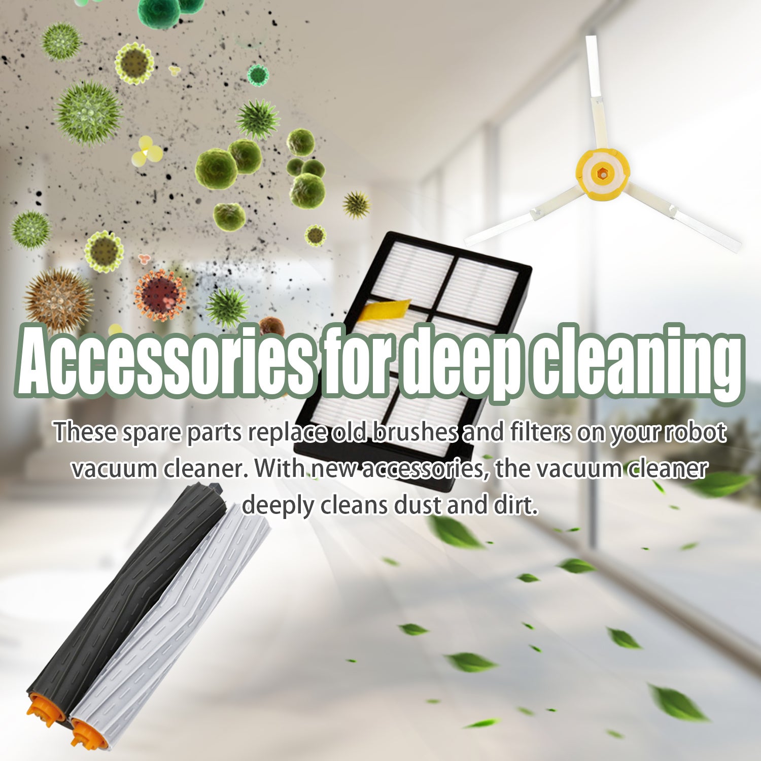 Accessoires pour aspirateur iRobot Roomba série 800/900, 14 pièces - 5