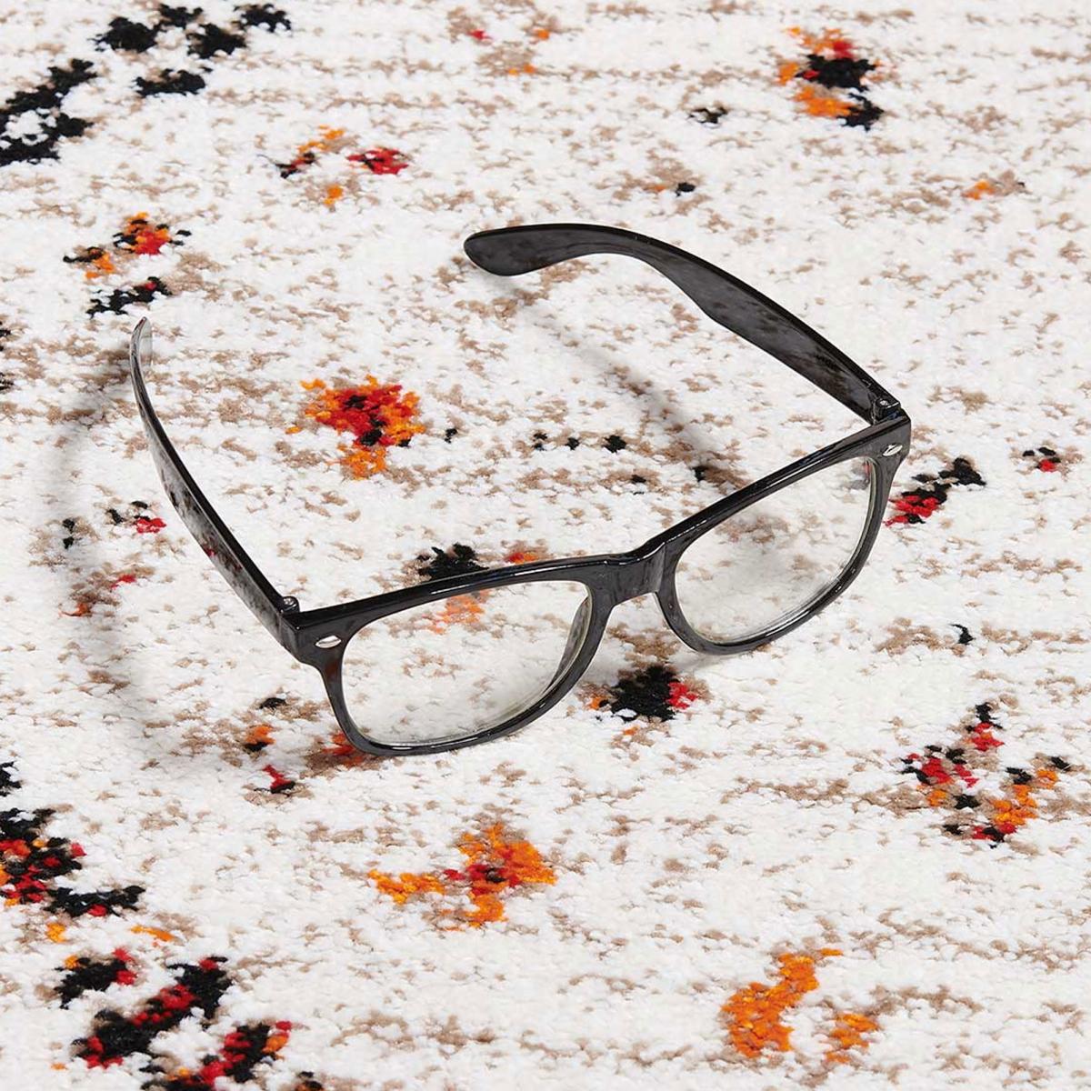 Tapis berbère 120x170 tissé motifs tribaux LYN8 MORA crème - 3