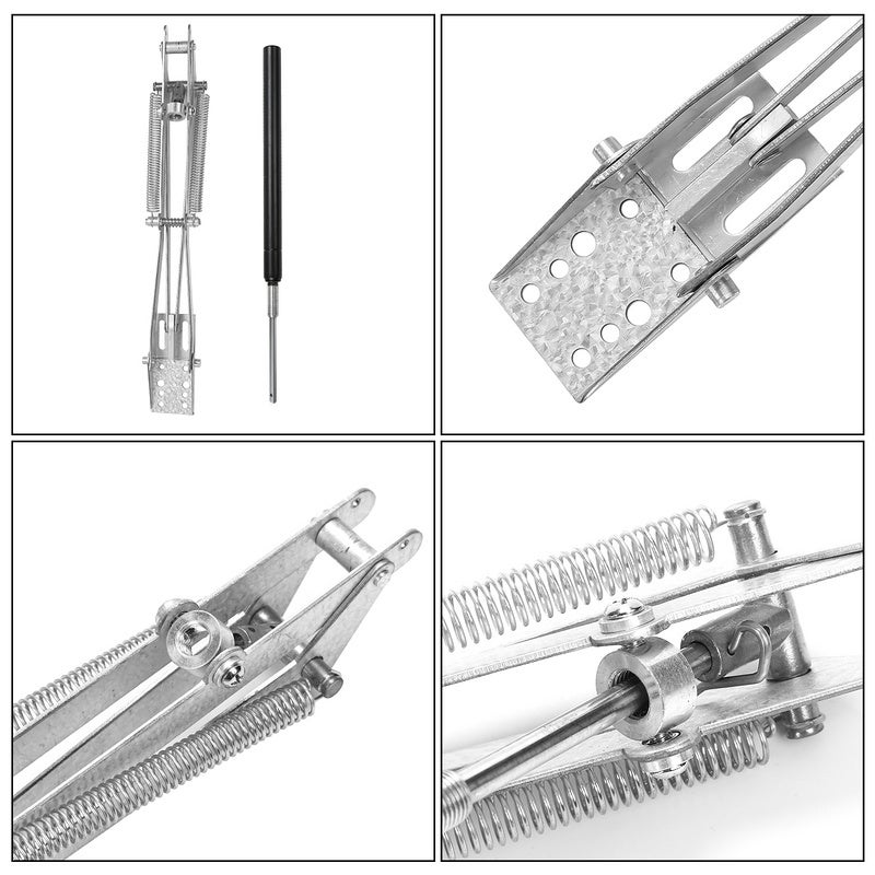 Kit d'ouverture automatique de fenêtre de serre,cylindre de remplacement sensible à la chaleur solaire, ouvre-évent de toit, double ressort - 3
