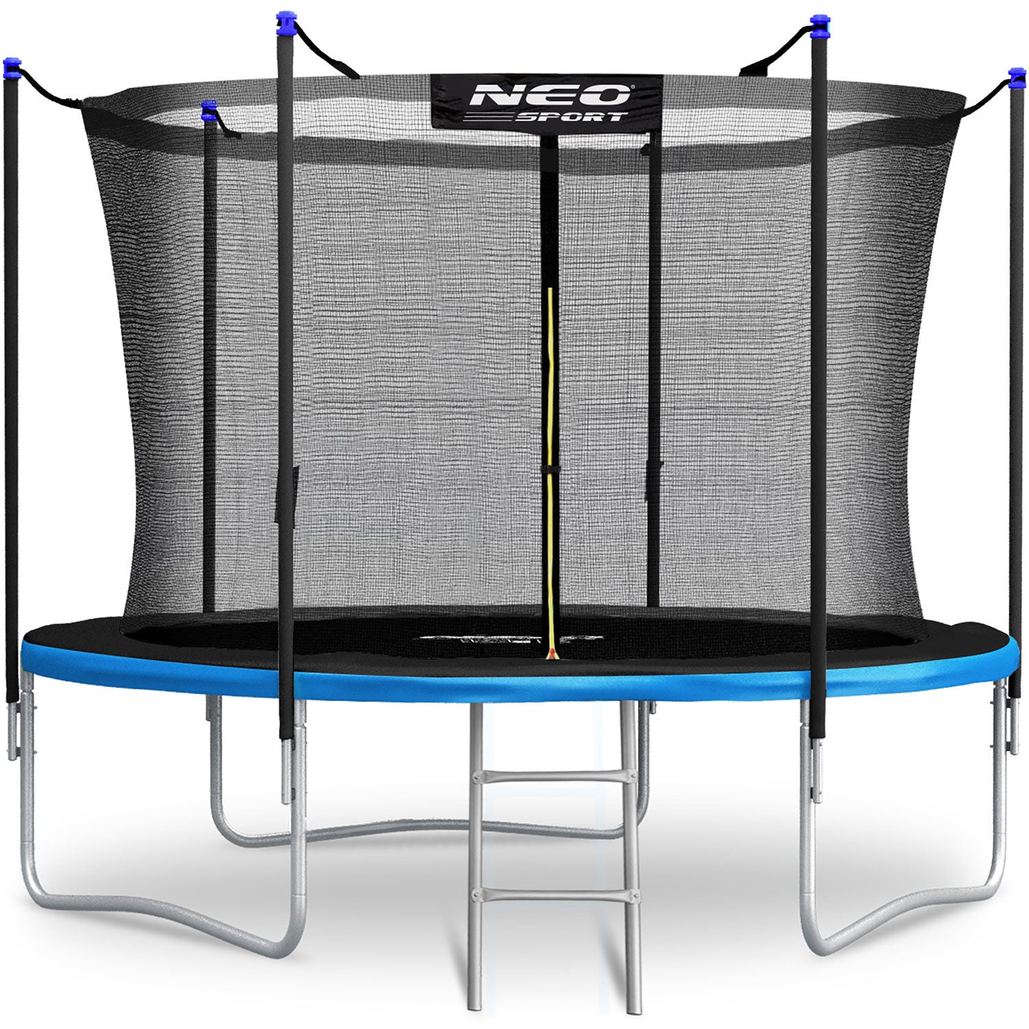 Trampolina ogrodowa Neo-sport dla dzieci z siatką wewnętrzną 252 cm 8ft