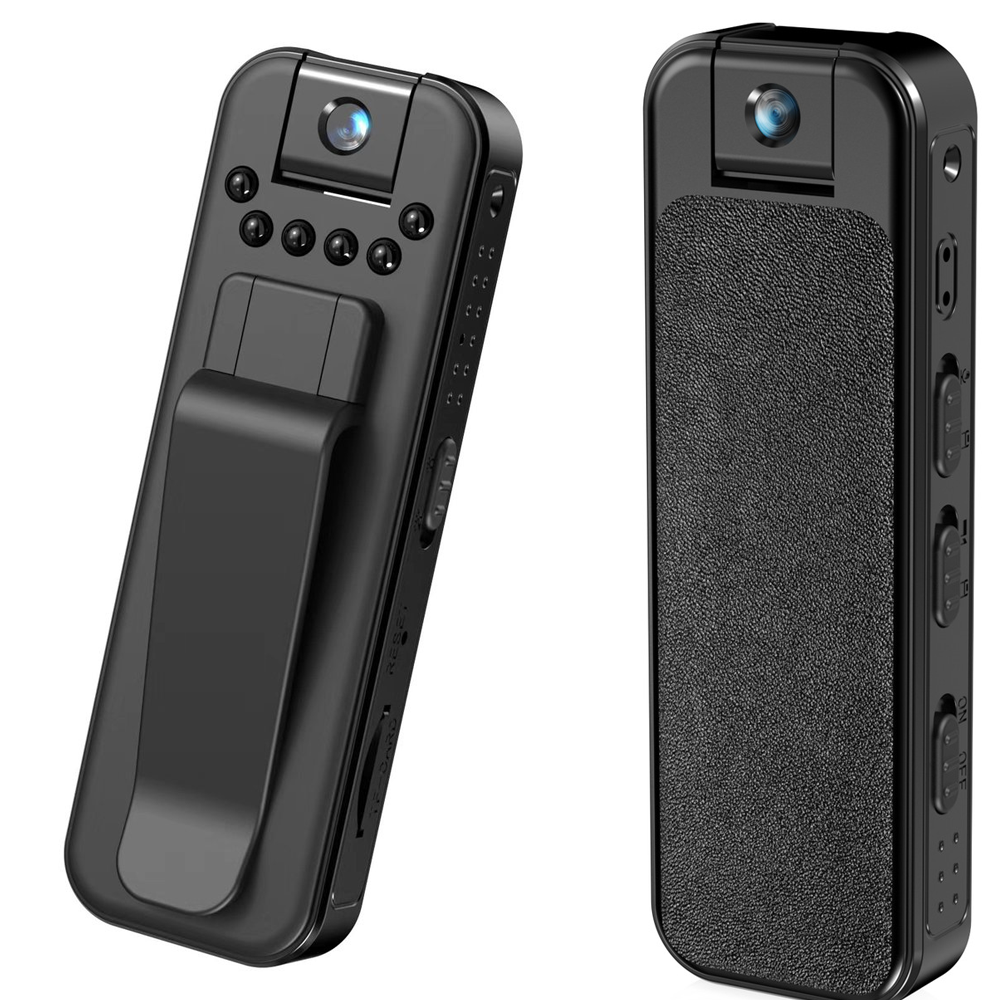 Mini kamera HD 1080P Mini kamera z obrotowym obiektywem 180 stopni Przenośna kamera monitorująca Mała kamera wideo bezpieczeństwa z detekcją