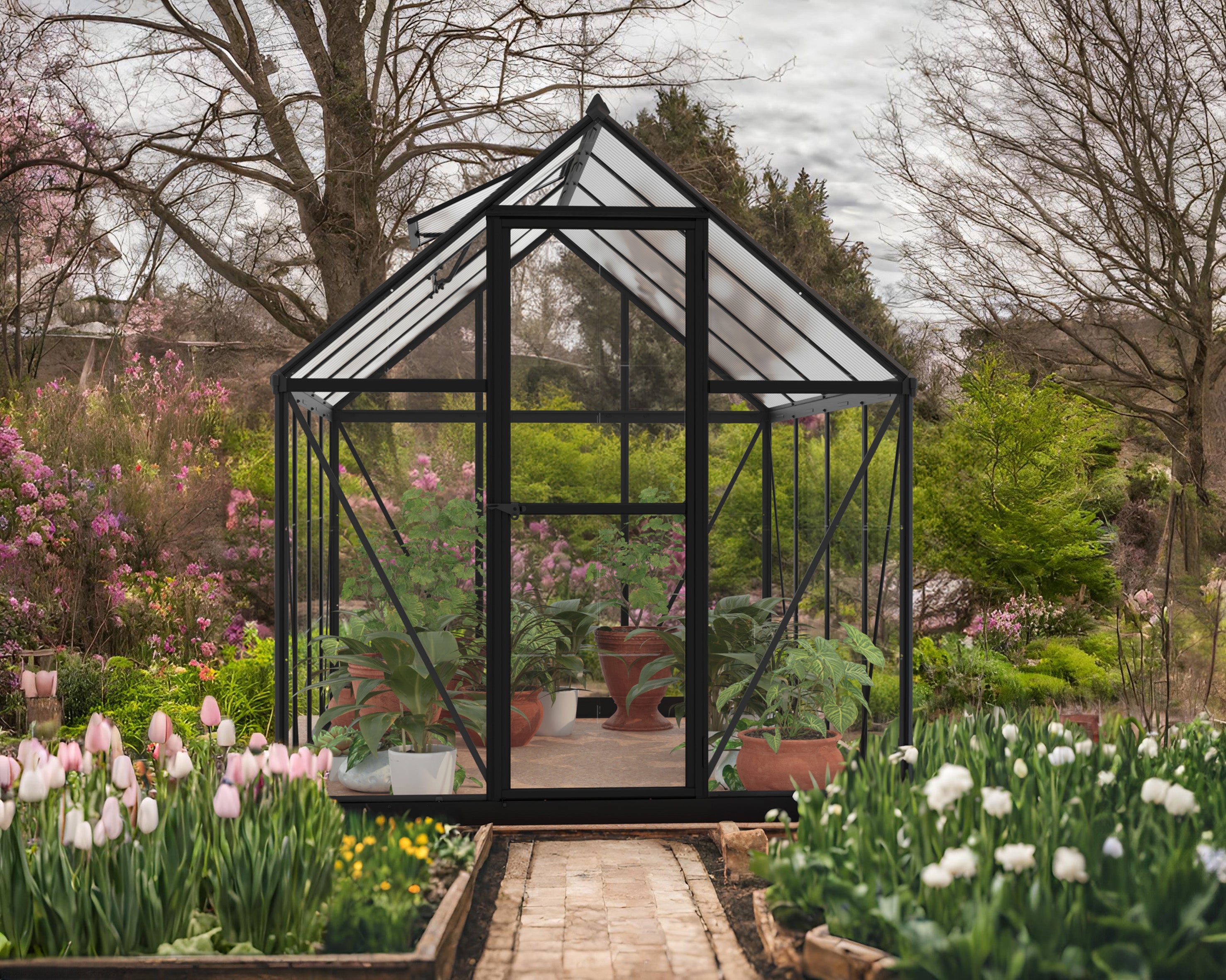Canopia Serre de jardin Hybrid 4.6m² Noir - 4