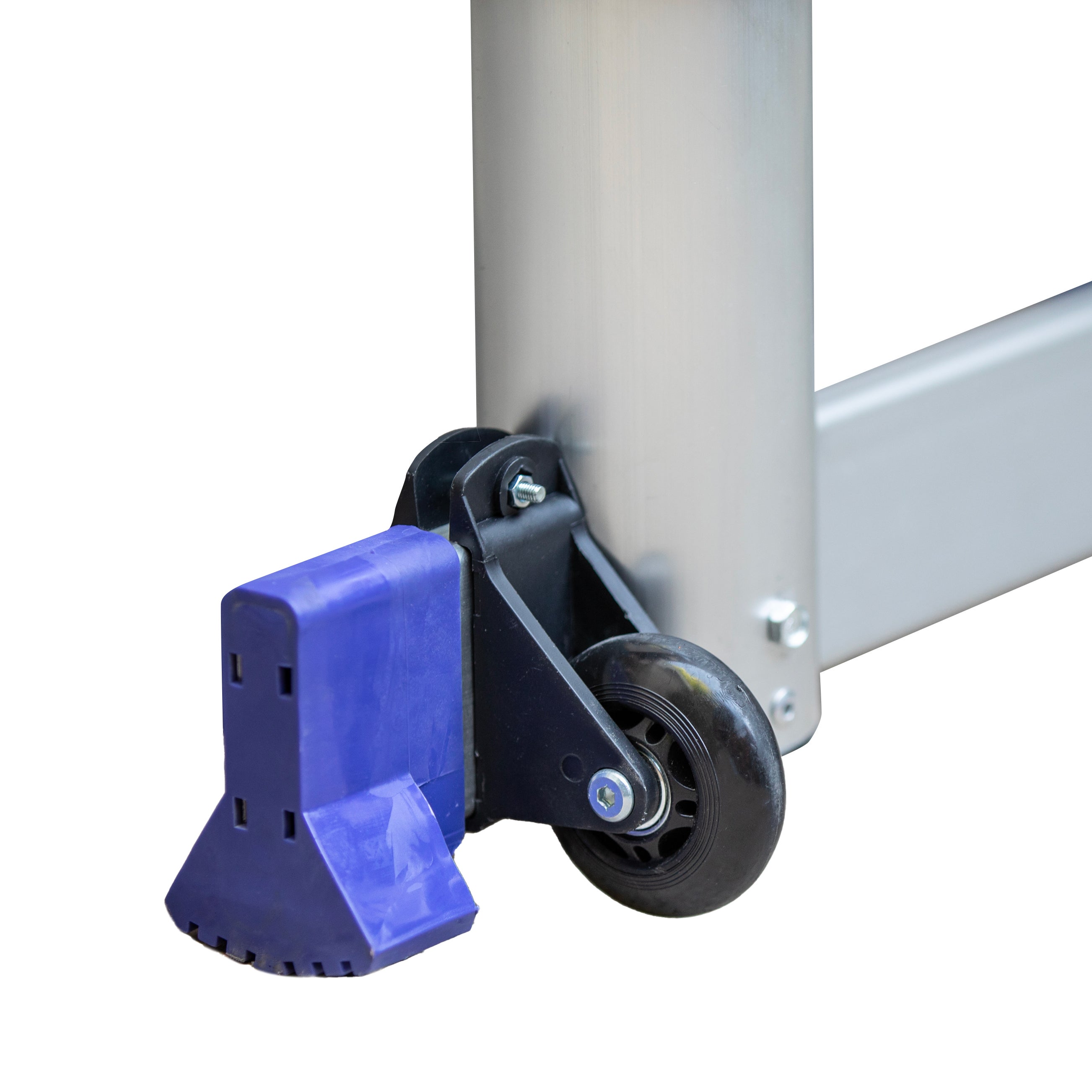 HOSTRÖM Echelle télescopique articulée 6,2m STEMPAKT, escabeau 2x10 marches pliable professionnel multifonction, H max travail 7,1m, garantie 5 ans - 8