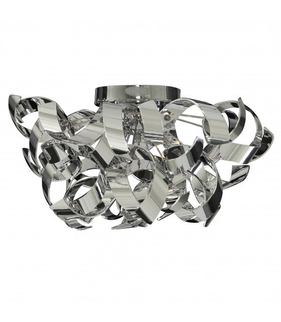 Lustre Westinghouse Chrome Et Verre Clair - E27 1 Lumière - Neuf