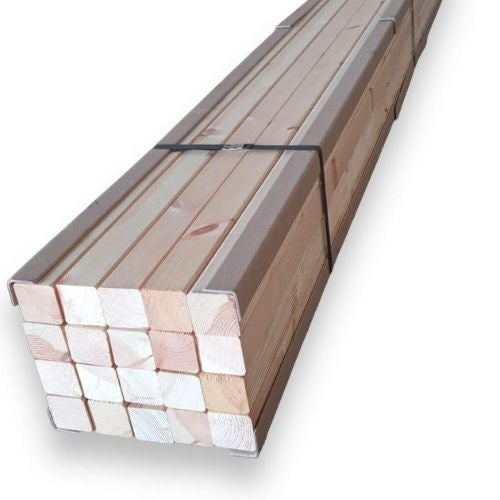 Pack 24 listones de pino 45x45x1800 mm