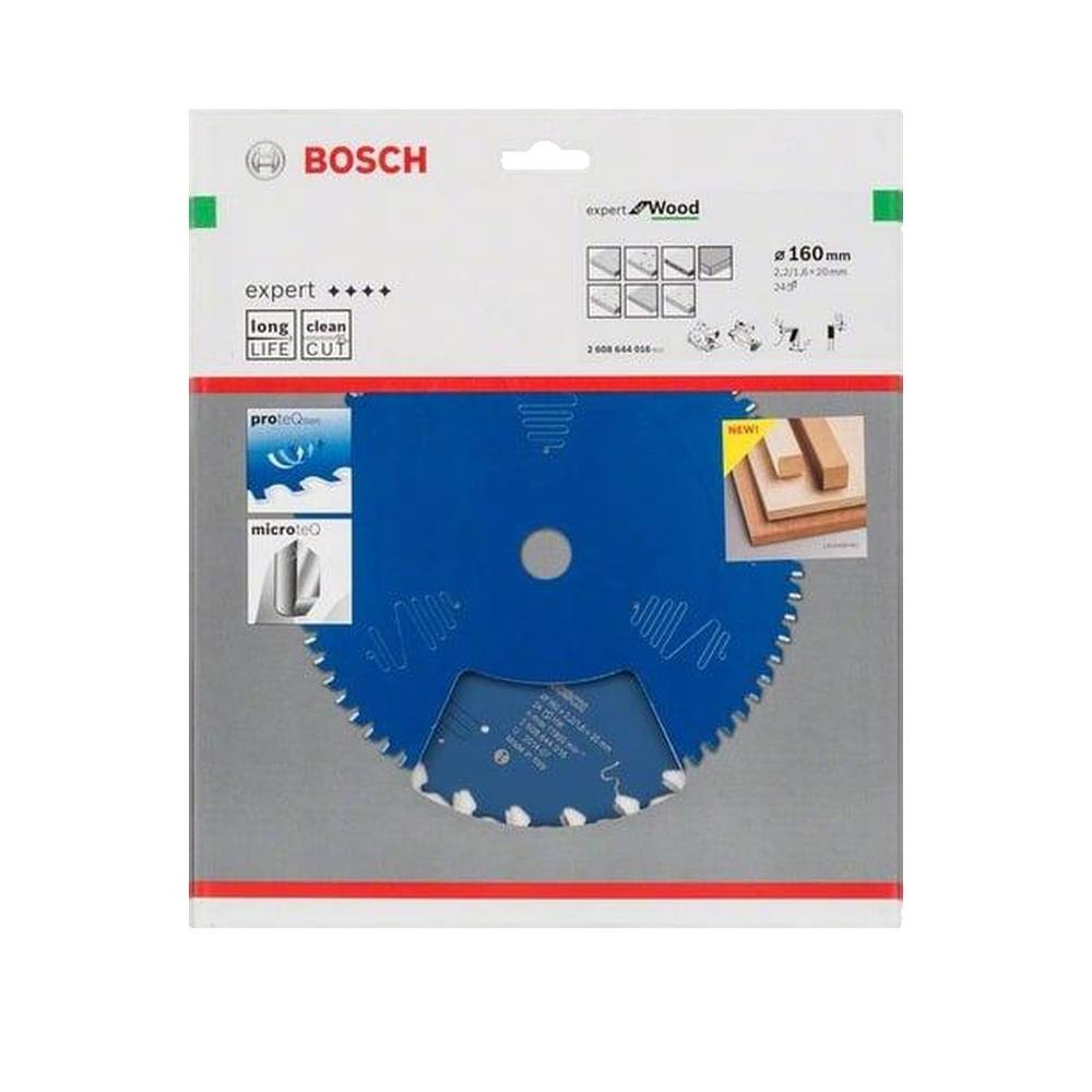 Bosch Professional - Lame Scie Circulaire Expert Bois 160X20X2,2mm, 24D - 2608644016 - 2