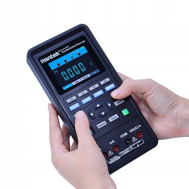 Oscyloskop cyfrowy Hantek 2C42 2x40MHz + DMM 1 kpl.