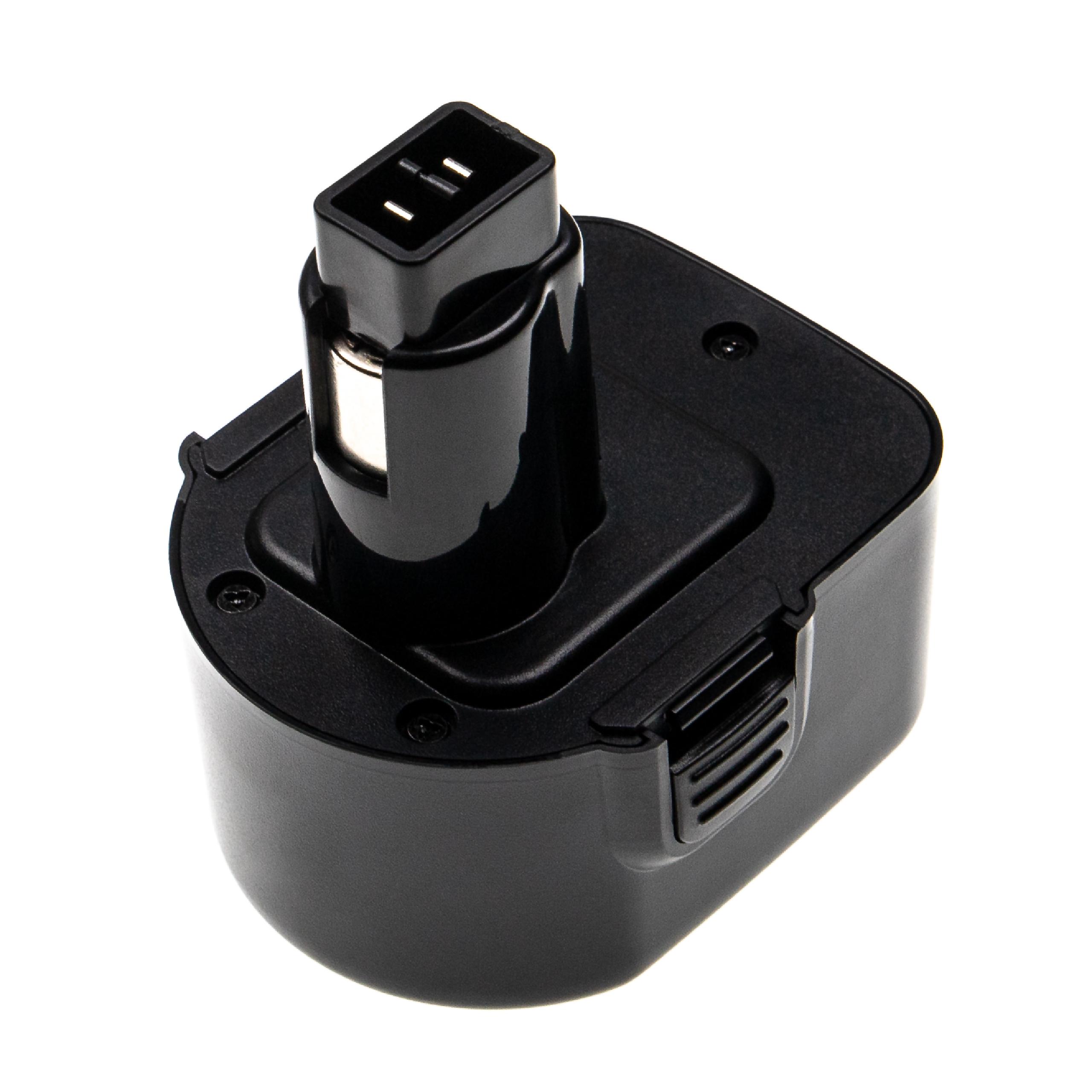 EXTENSILO Batterie compatible avec Dewalt DC528 Flash light, DC540, DC540K, DC542, DC542K outil électrique (3300 mAh, NiMH, 12 V) - 3