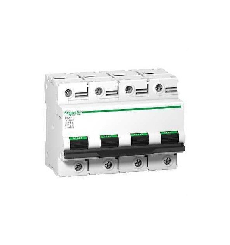 Disjoncteur 100 A - C120H - 4P - Courbe D - 15 kA - 2