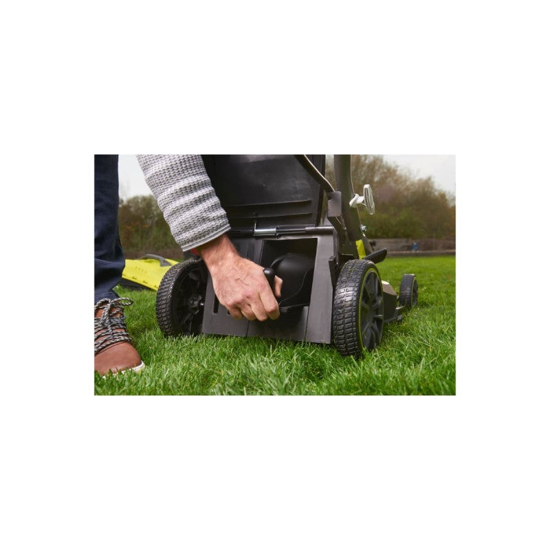 Tondeuse RYOBI 18V LithiumPlus Brushless coupe 37cm - 1 batterie 5,0 Ah - 1 chargeur rapide - RY18LMX37A-150 - 5