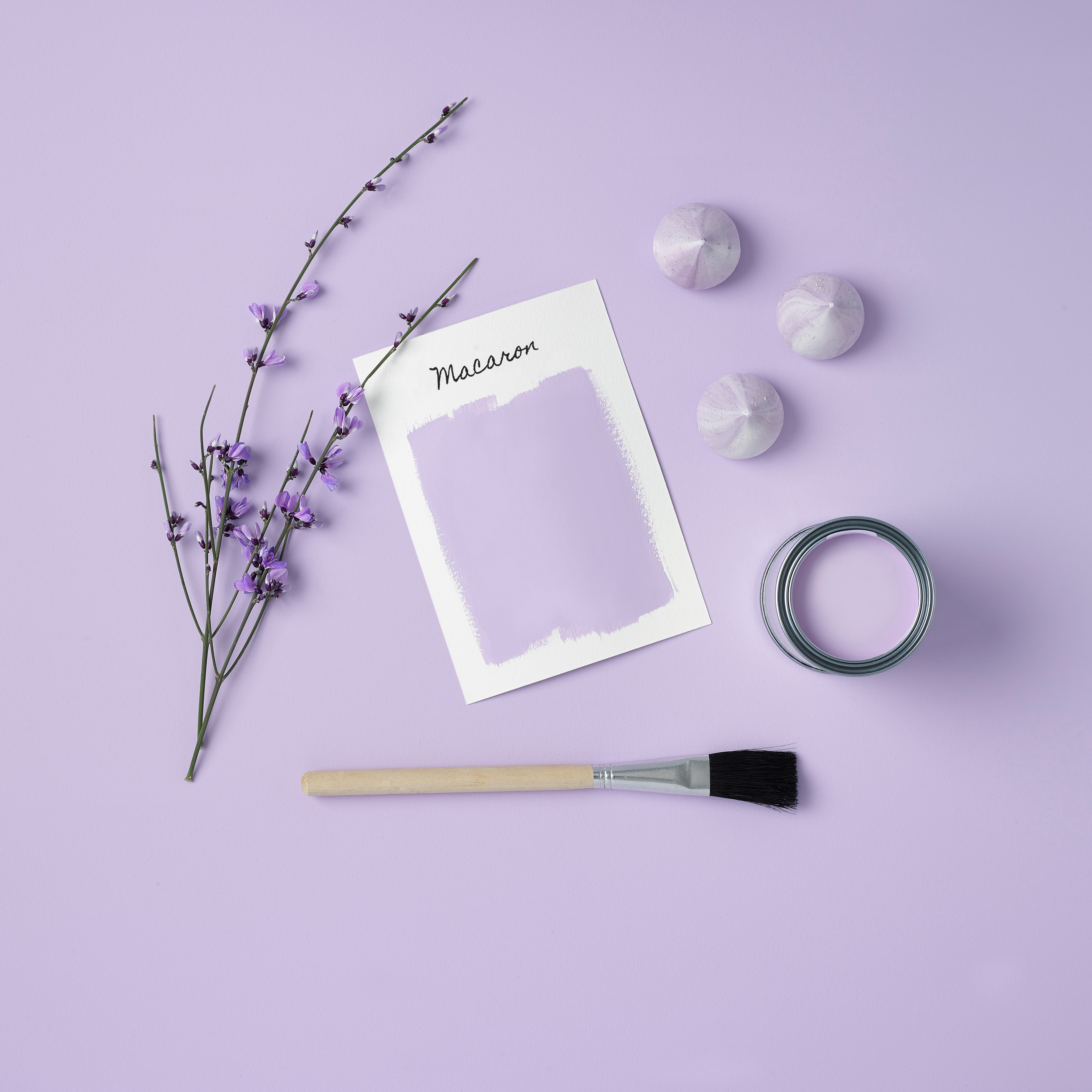 Peinture Violette pour Meubles Chalky Mat Poudré RUST-OLEUM - Macaron 750ml (10,5m² avec un pot) - 4