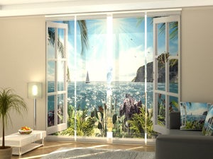 Rail Double Rideau Aluminium 1-5 M - Montage Plafond/mur, Glissement Silencieux, Pour Salon/chambre