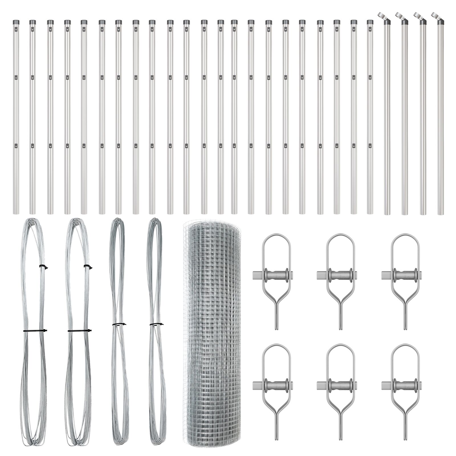 Grillage Rouleau Cl ture Avec Poteaux Argent 0 8 X 50 M Acier Leroy Grillage rouleau cl ture avec poteaux argent 0 8 x 50 m acier leroy