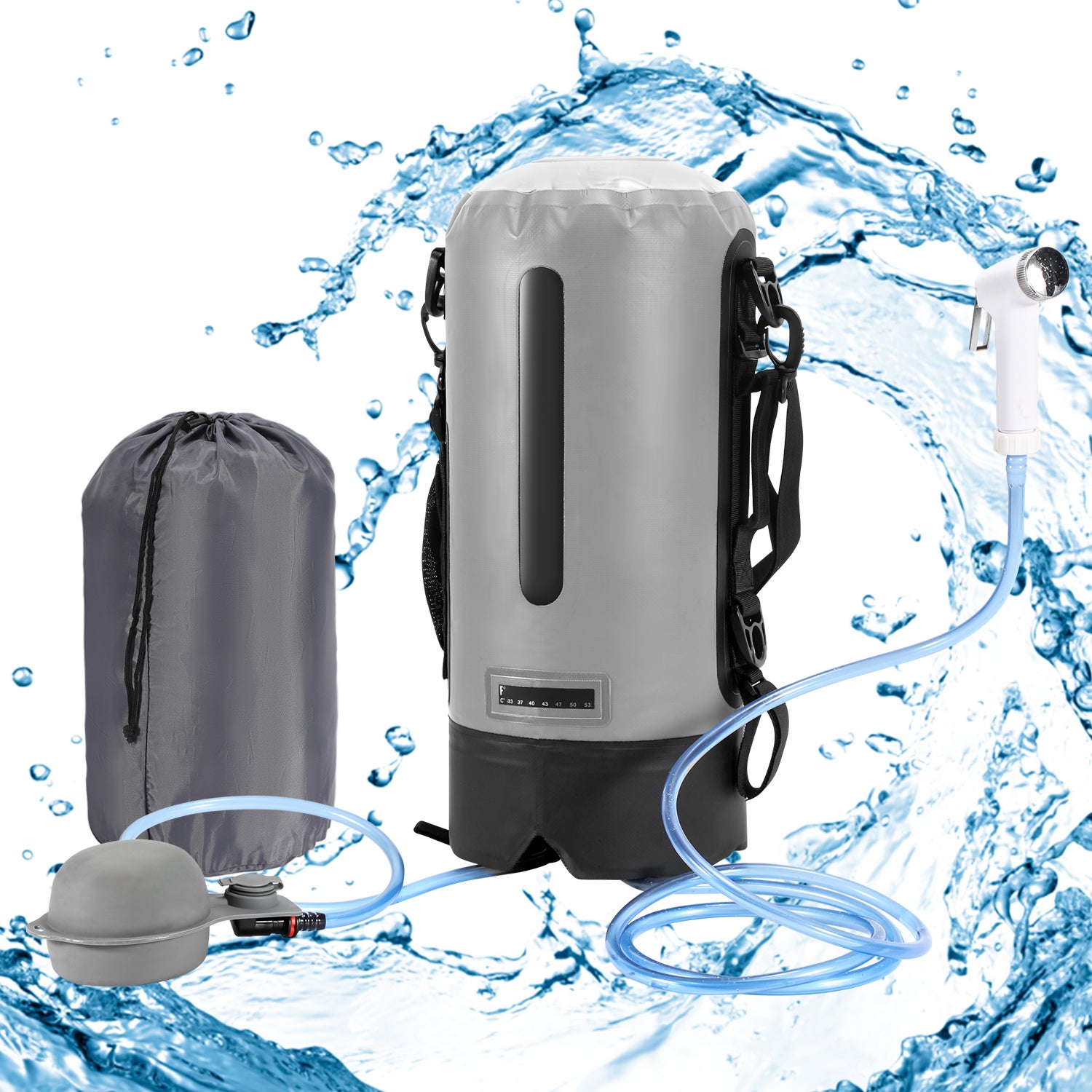 TolleTour Douche De Camping 12L Outdoor Brause Camping Douche De Jardin Pour La Randonnee 85792751