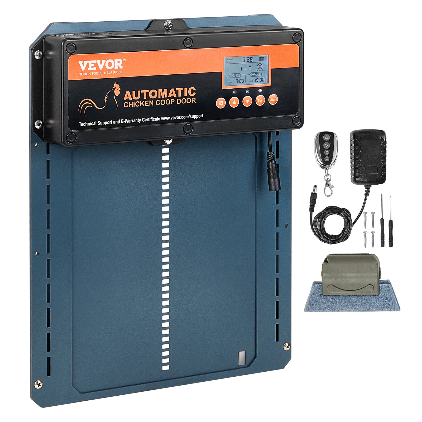 Puerta Automática Para Gallinero Solar - Con Temporizador Y Control Remoto | Segura Y Fácil De Instalar
