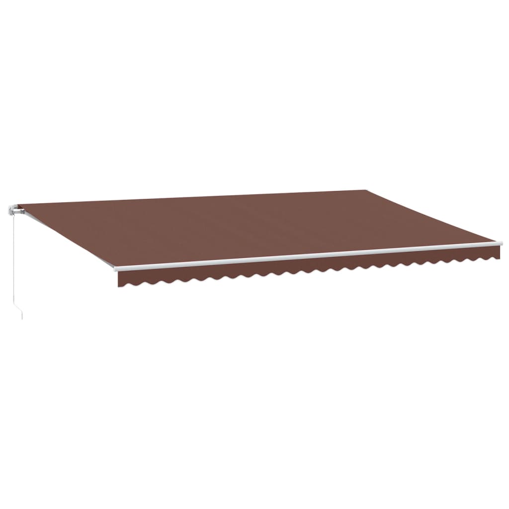 Tenda Da Sole Retrattile Manuale Con LED 500x300cm Blu E Bianco Tenda Da Sole Esterna Tenda Da Sole Con Led 86717118