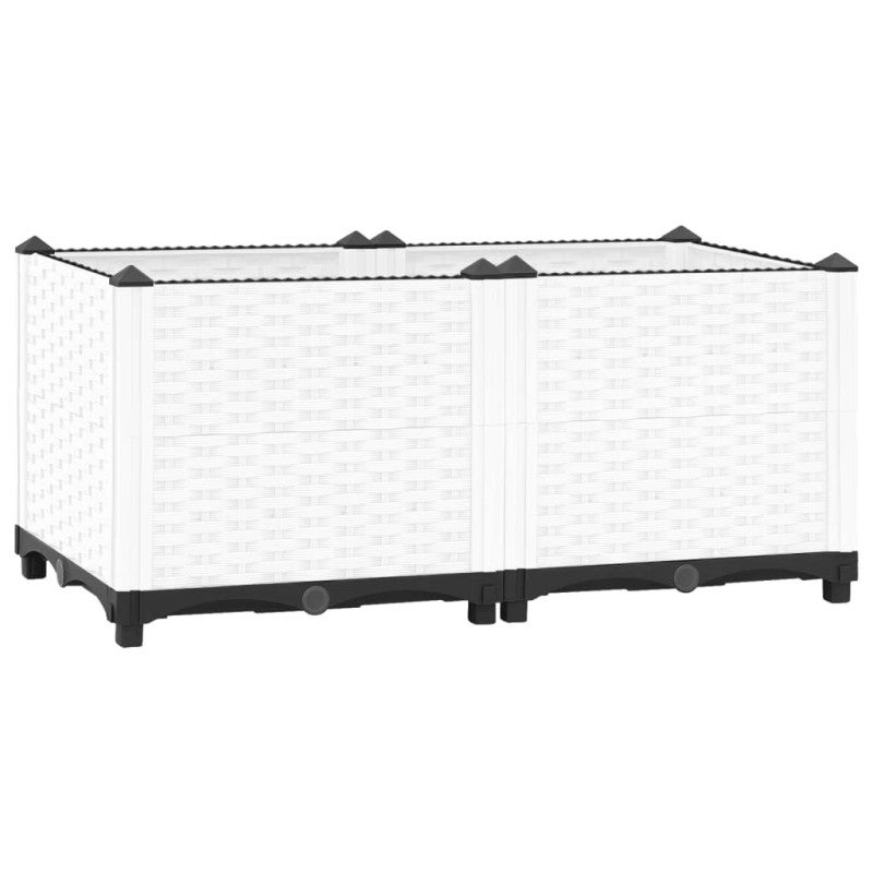 Donica do podwyższonej rabaty, 80x40x38 cm, polipropylen vidaXL