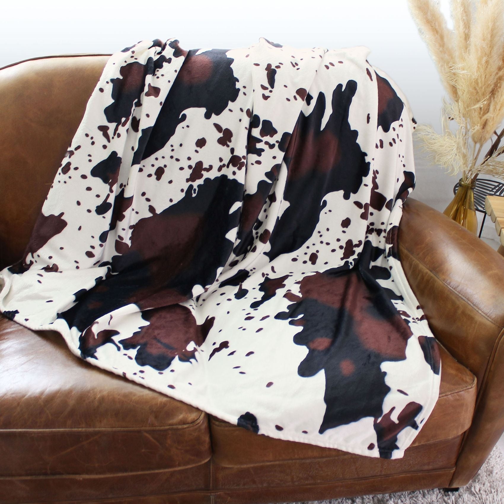 Plaid Vache - 120 X 150 Cm - Motif Vache - Neuf