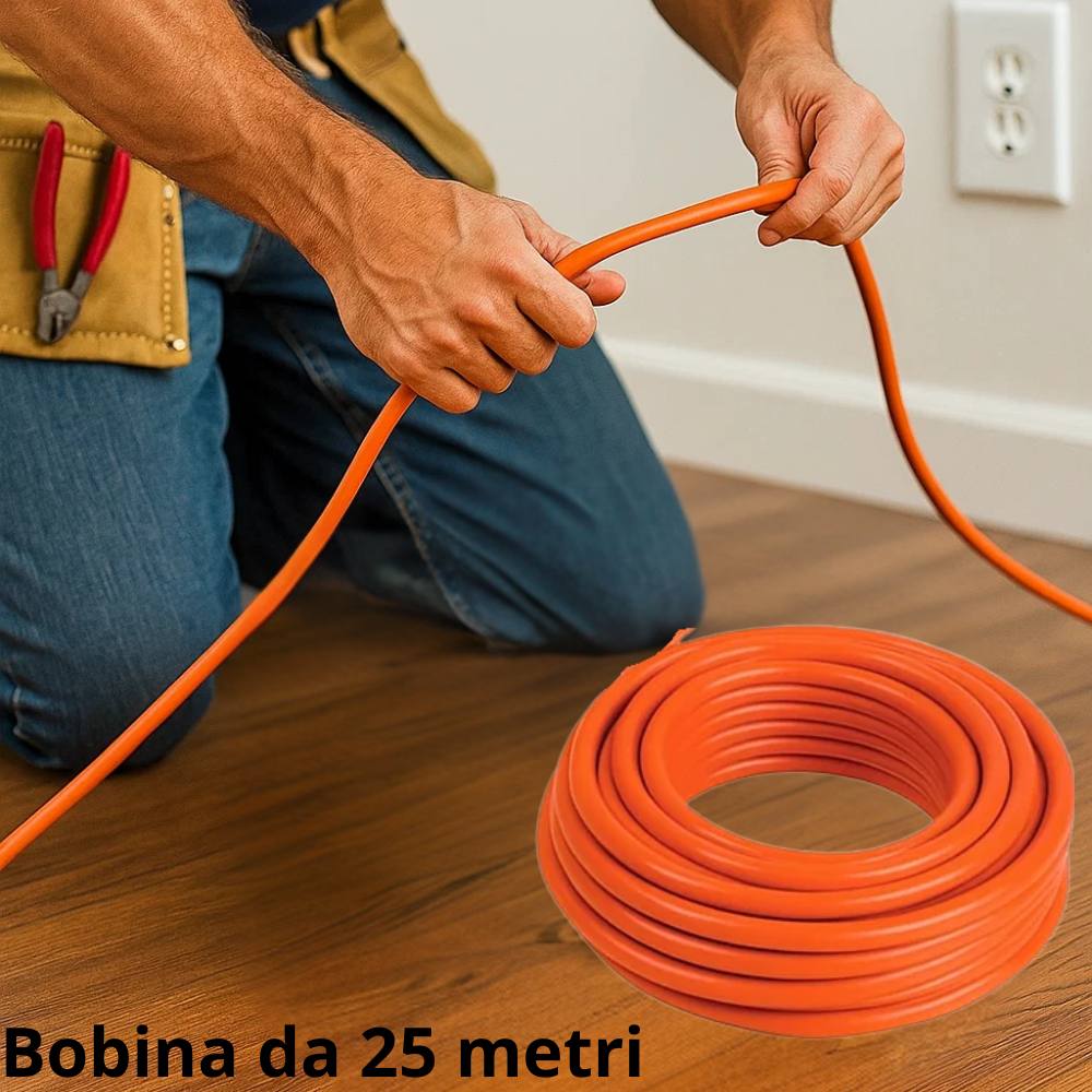 Primes DIY Cavo Flessibile Flessibile A 3 Conduttori Rotondo Nero - Foto 5