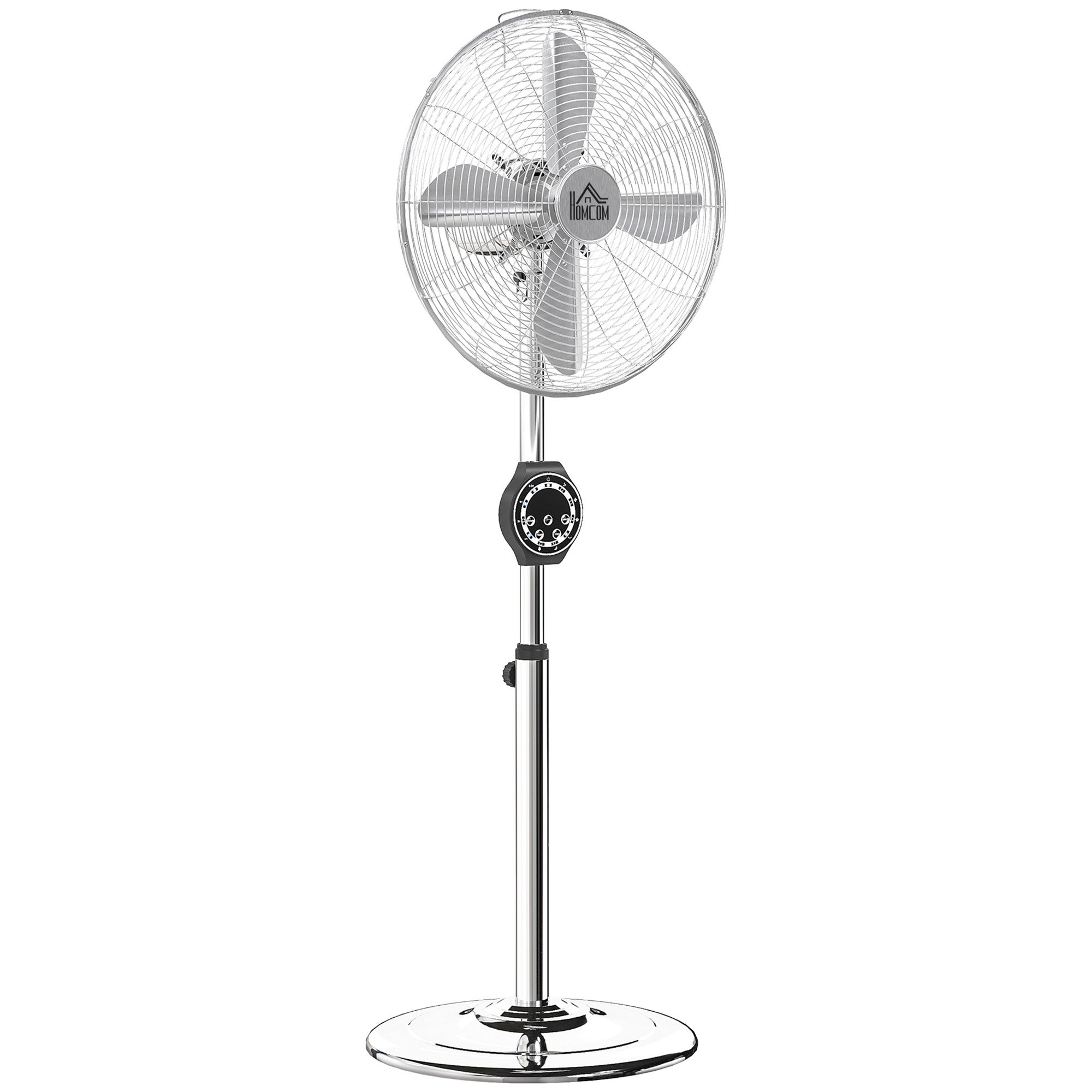Ventilateur Sur Pied 50W Oscillant H 120 135 Cm 3 Vitesses T l commande ventilateur-sur-pied-50w-oscillant-h-120-135-cm-3-vitesses-t-l-commande