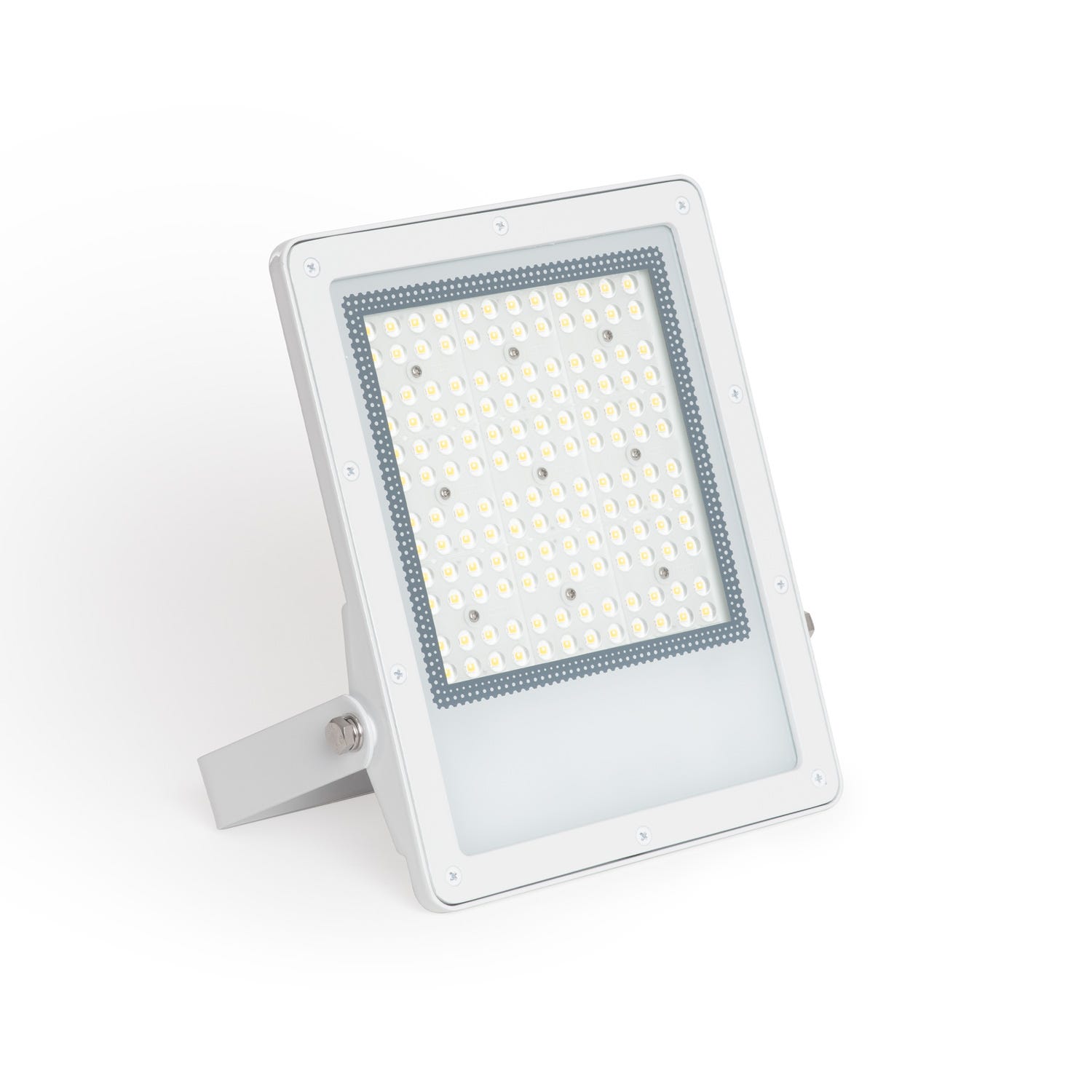 Projecteur LED Extérieur 100W Blanc Froid Hmuaog - IP65 Étanche, 9500lm, Spot Éclairage Jardin Parking Garage