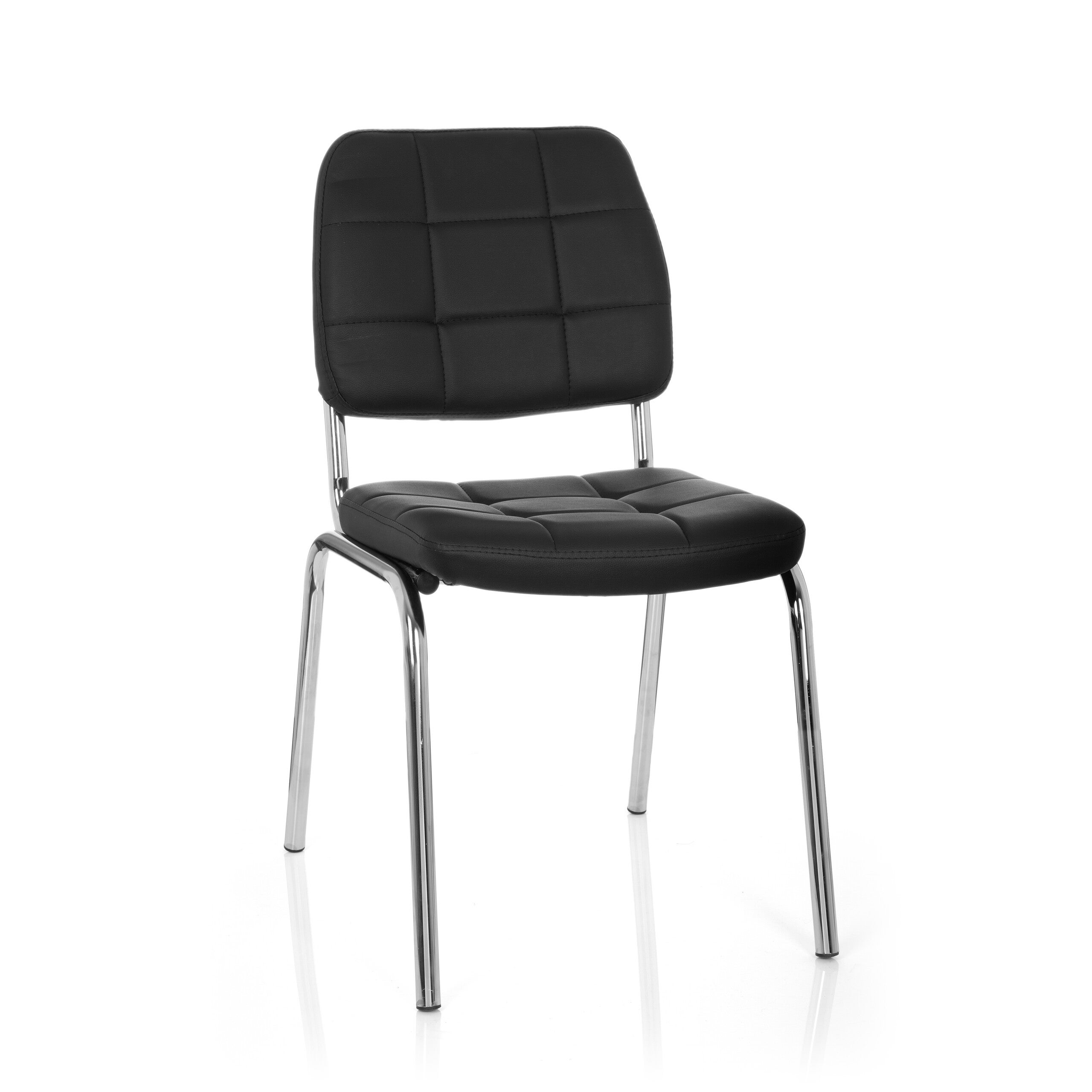 Krzesło czteronożne PICENO V Czarny hjh OFFICE