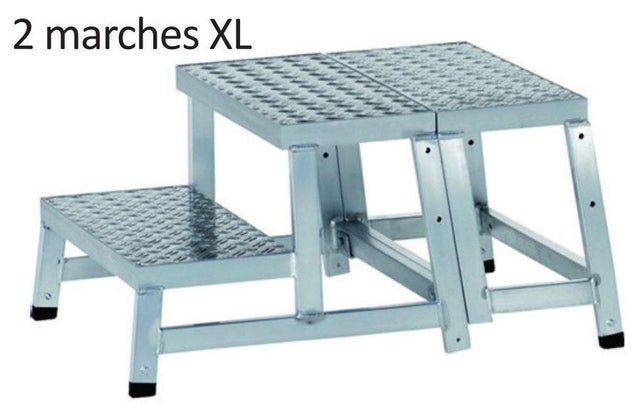 Marchepied industriel modulaire MODULO STEP 2 marches XL