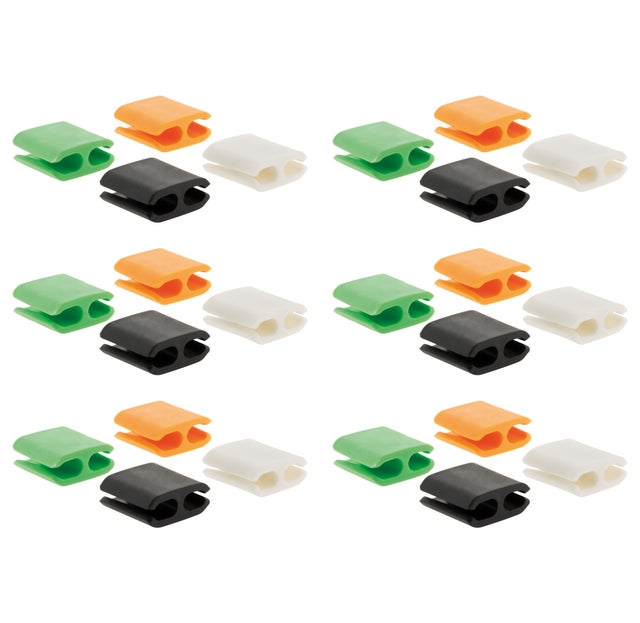 Lot de 24 range-cordons ou câbles taille M - Zenitech