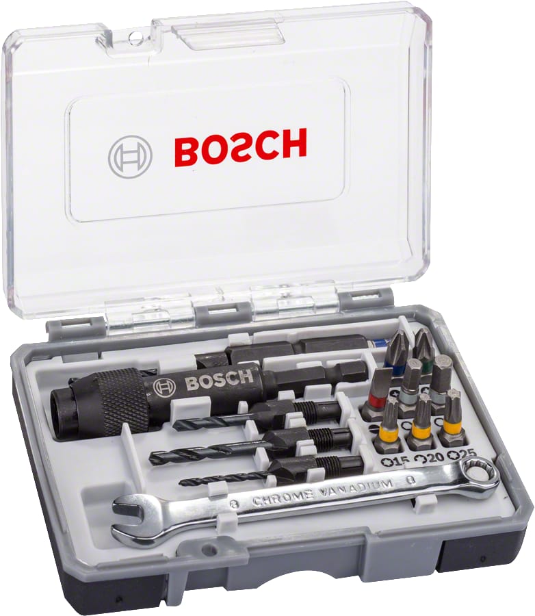 Zestaw końcówek wkręcających i wierteł, BOSCH, 20 sztuk