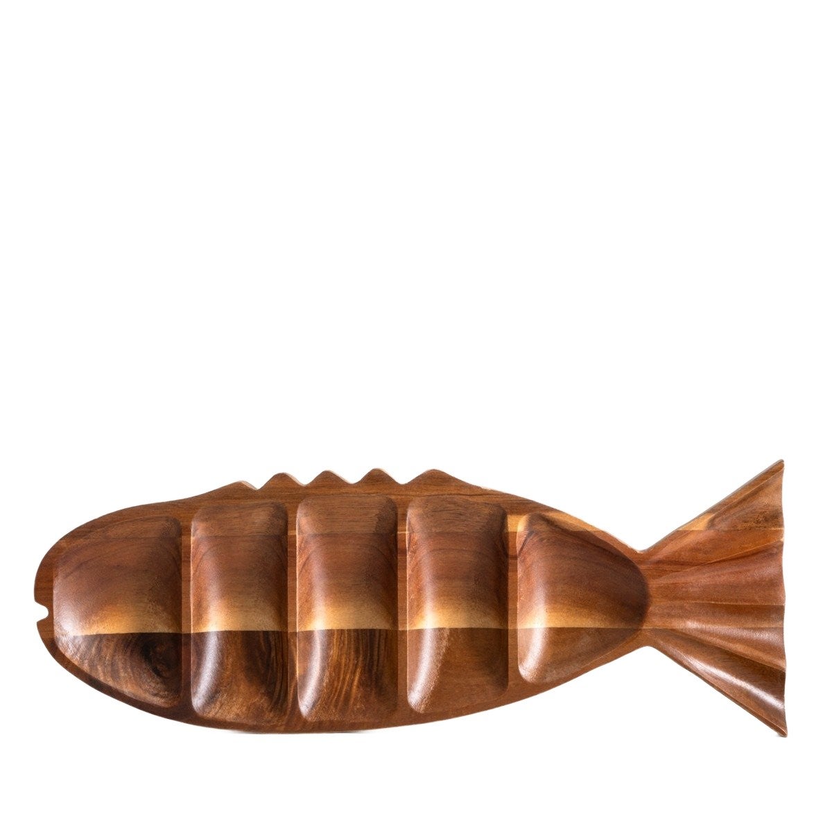 Deska MOOKA do serwowania w kształcie ryby 39,5x14 cm HOMLA