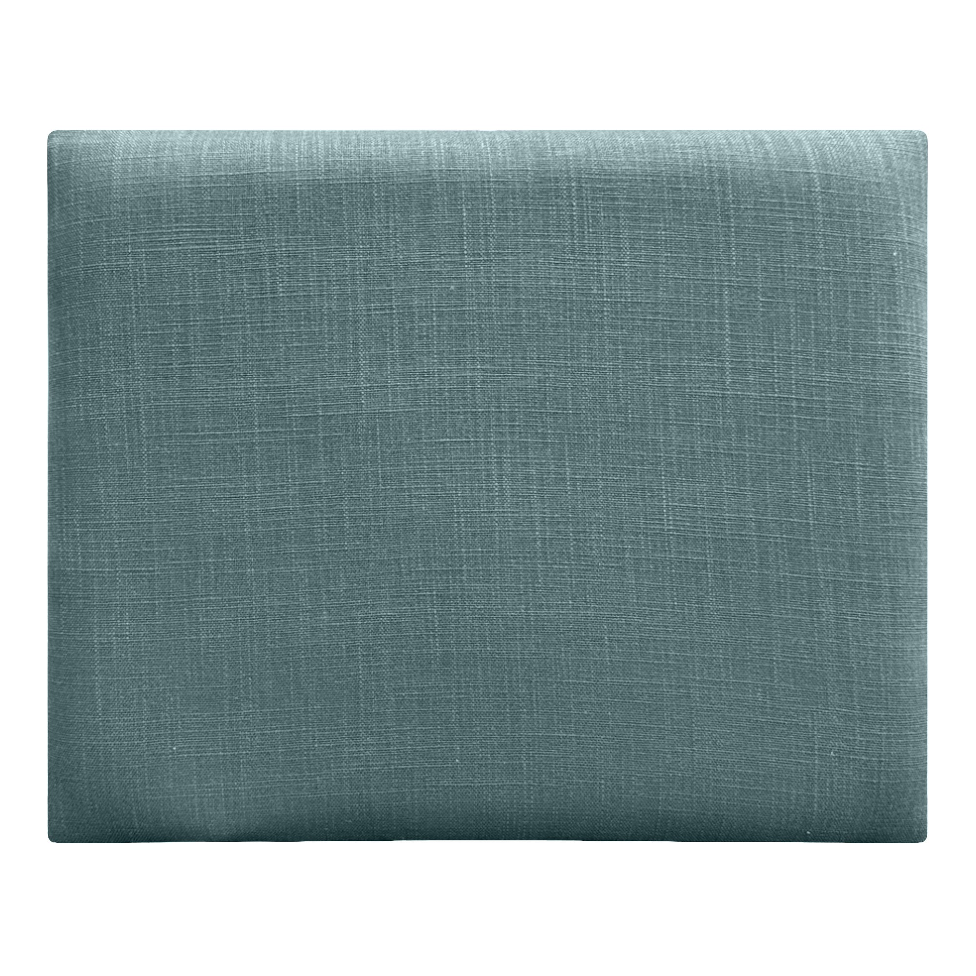 DHOME Cabecero Tapizado de Lino Natural Compuesto de Paneles Autoadhesivos Intercambiables Lujo Dormitorio Acolchado (Turquesa,135cm) - 7