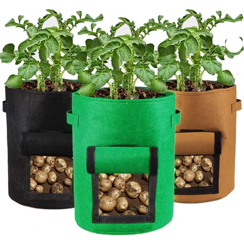 10-galonowa torba uprawowa do uprawy ziemniaków, marchwi, truskawek, pomidorów i kwiatów