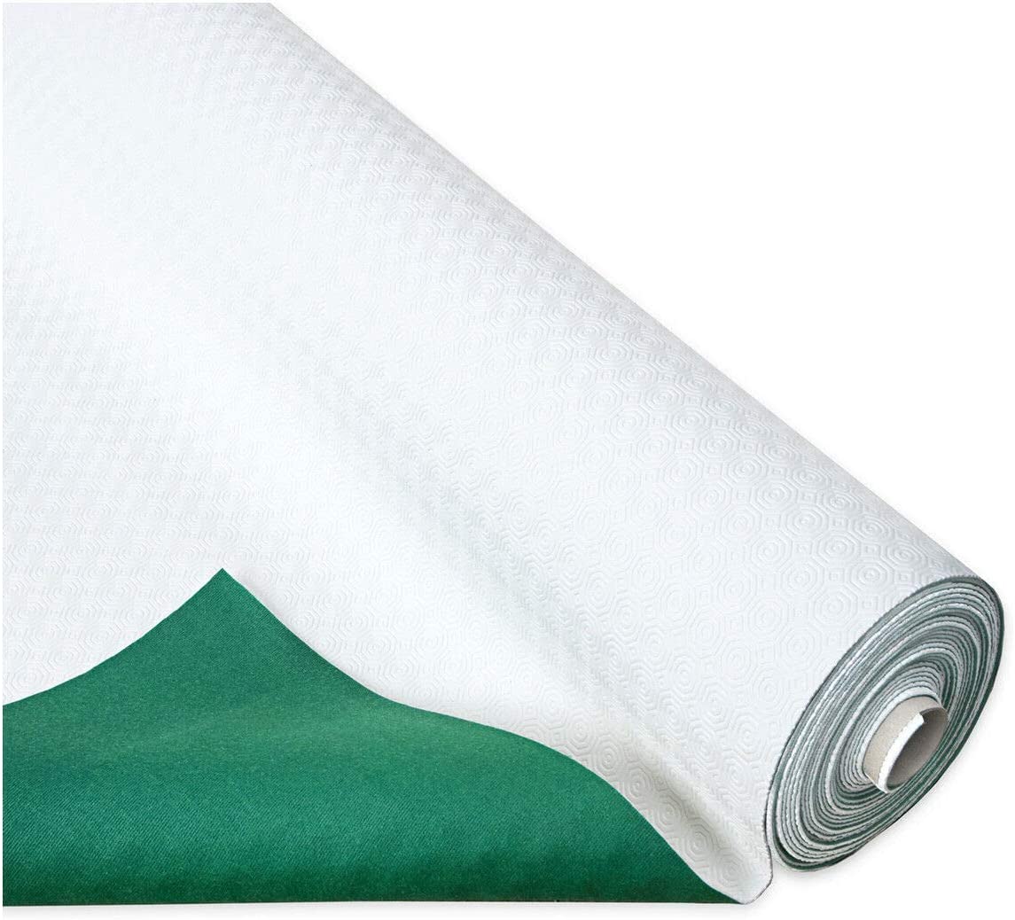 Mantel de pvc protector de mesa muletón 140x180 cm suave antideslizante resistente a las manchas a prueba de golpes blanco verde