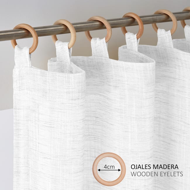Ridder 494010 Anelli tende bianche 4 x 0 5 cm 12 Pezzi Ridder 494010 Anelli tende bianche 4 x 0 5 cm 12 Pezzi