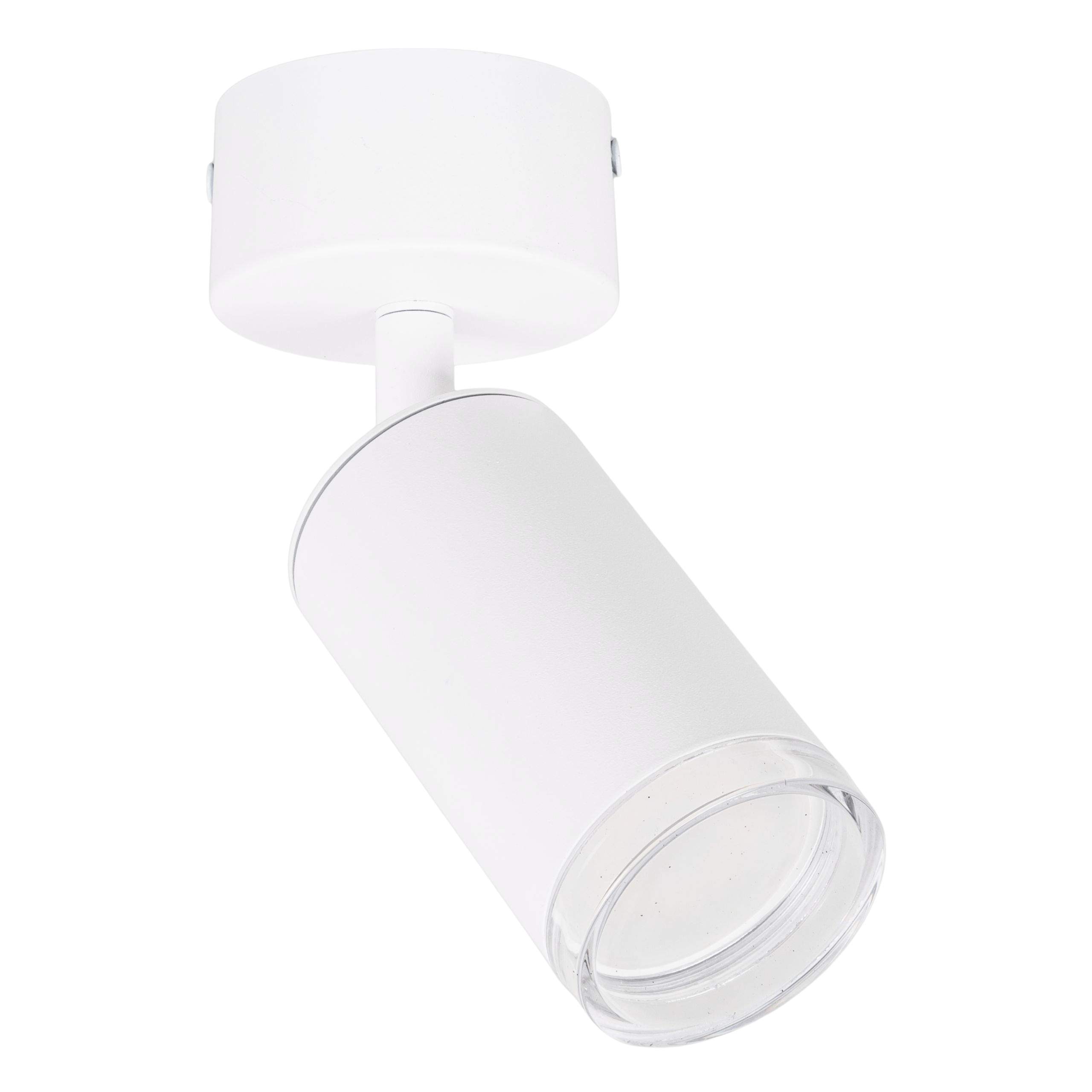 Lampa sufitowa LED do łazienki - Reflektor ścienny biały GU10 - Kinkiet natynkowy Tuba wodoodporna - LEDHOFF