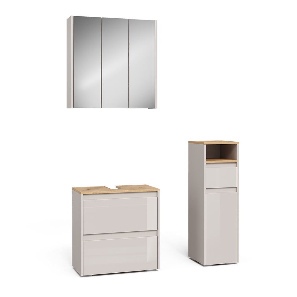 Vicco Zestaw mebli łazienkowych Majest, Kaszmir/Rękodzieło, 3 części