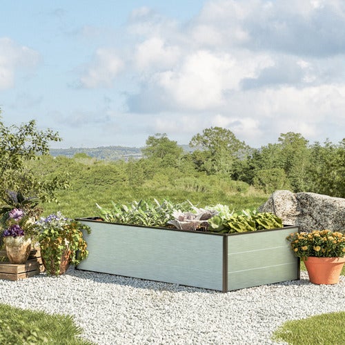 77 x 150 x 39 cm Grzadka podwyzszona, aluminium anodowane