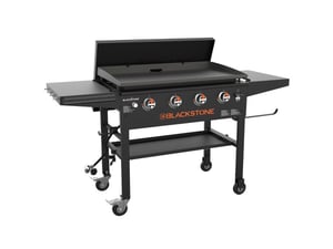 Plancha à gaz de 36 pouces (91cm) sur pieds avec couvercle et 4 brûleurs - Blackstone