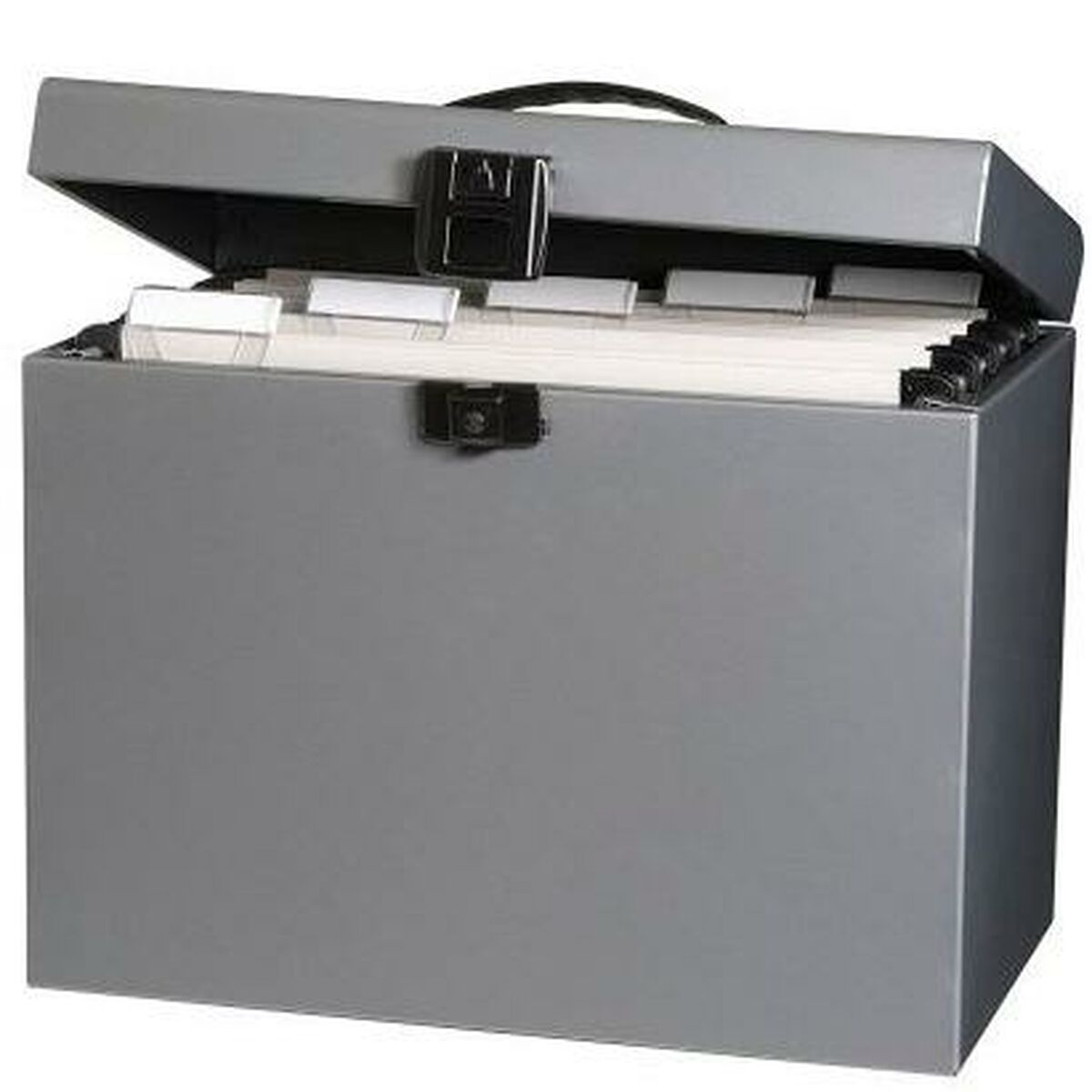 Classeur En Simili Cuir Marron - Organisateur De Bureau Avec 6 Compartiments Et Tiroir - Dimensions 29x15x14 Cm - 10